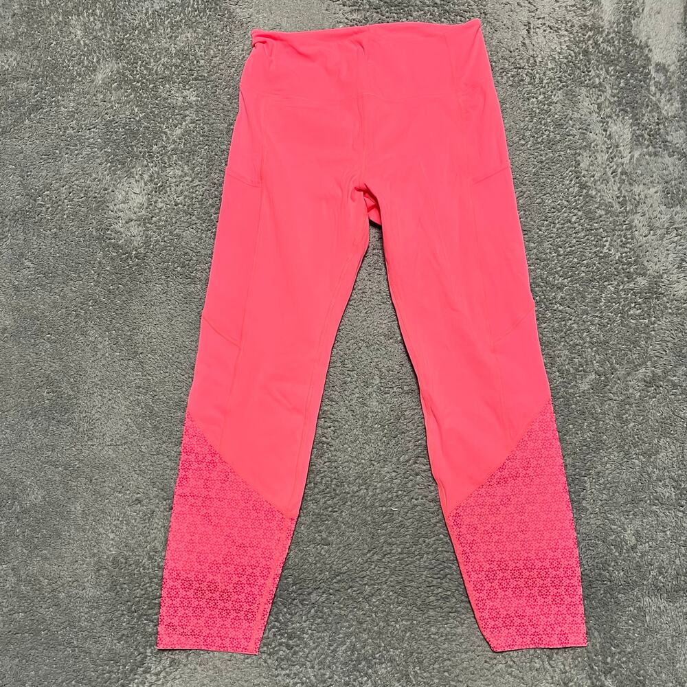 Zyia Active Leggings Womens 12 Pink Pocket
